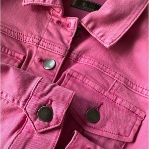 KUT FROM THE KLOTH Women’s Pink Cotton Stretch ‘Kara’ Jacket - Size XS